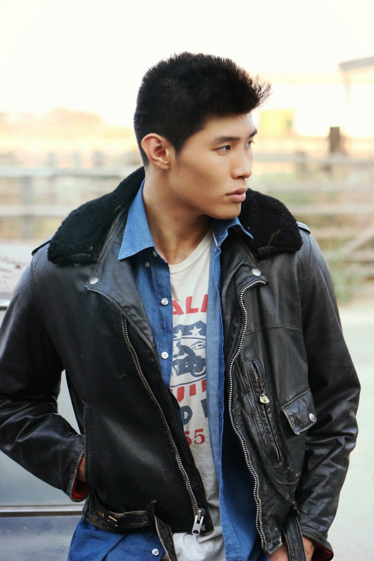 Leather Biker Jacket