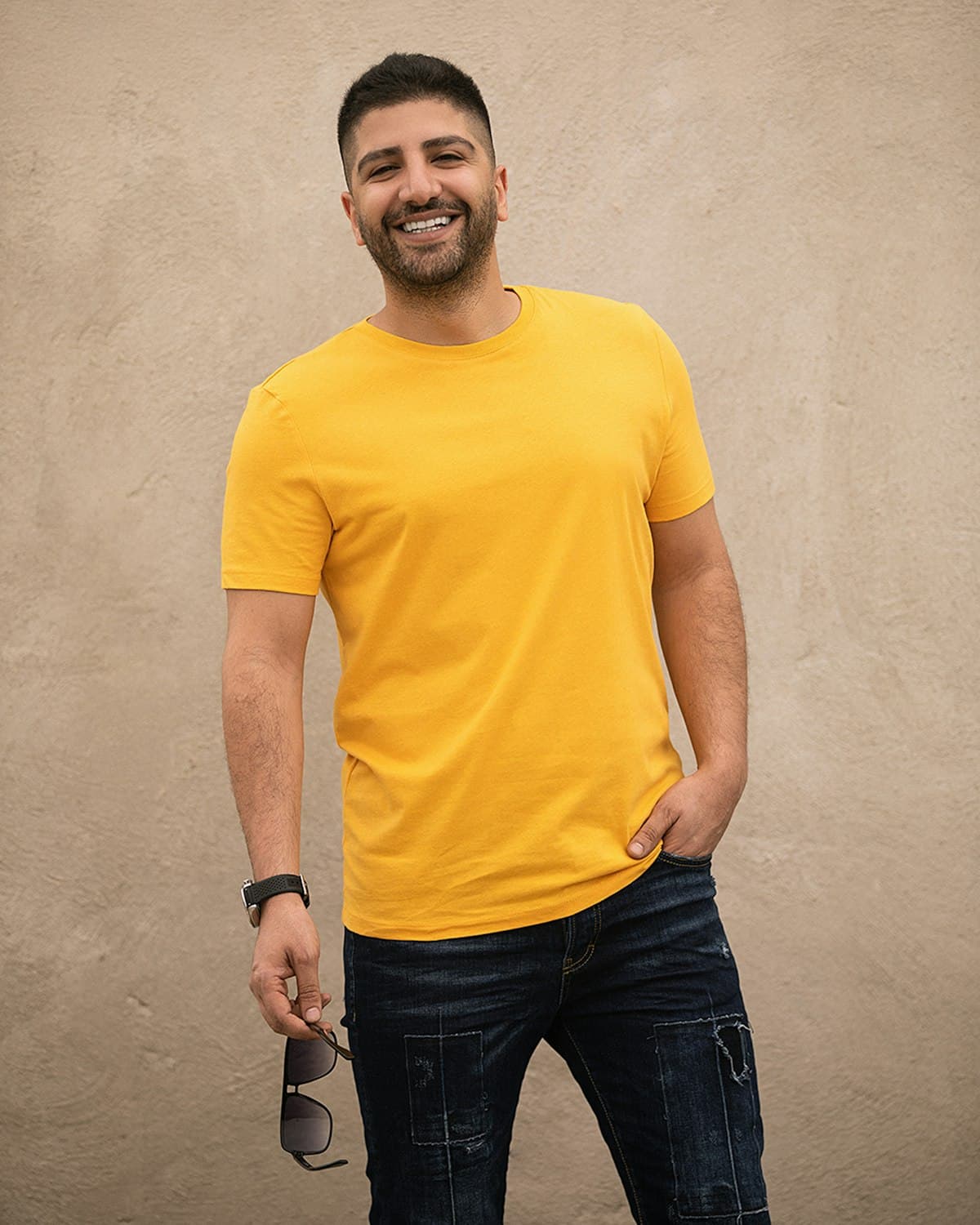 Waffle Knit Short Sleeve Top
