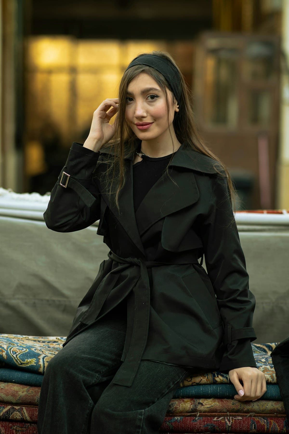 Piana Wool Trench Coat